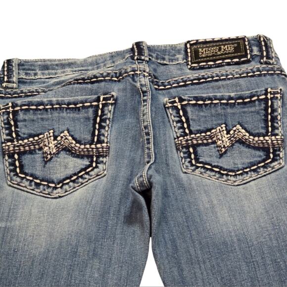Miss Me Boyfriend Capri Cropped Pockets Stretch Women's Size‎ 26 x 25 - Picture 4 of 12